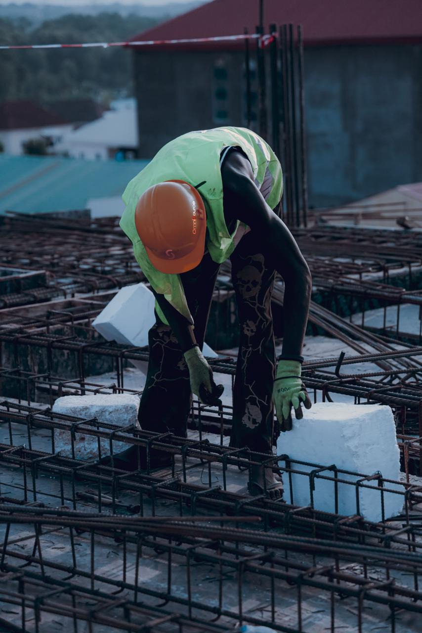 Worker in factory